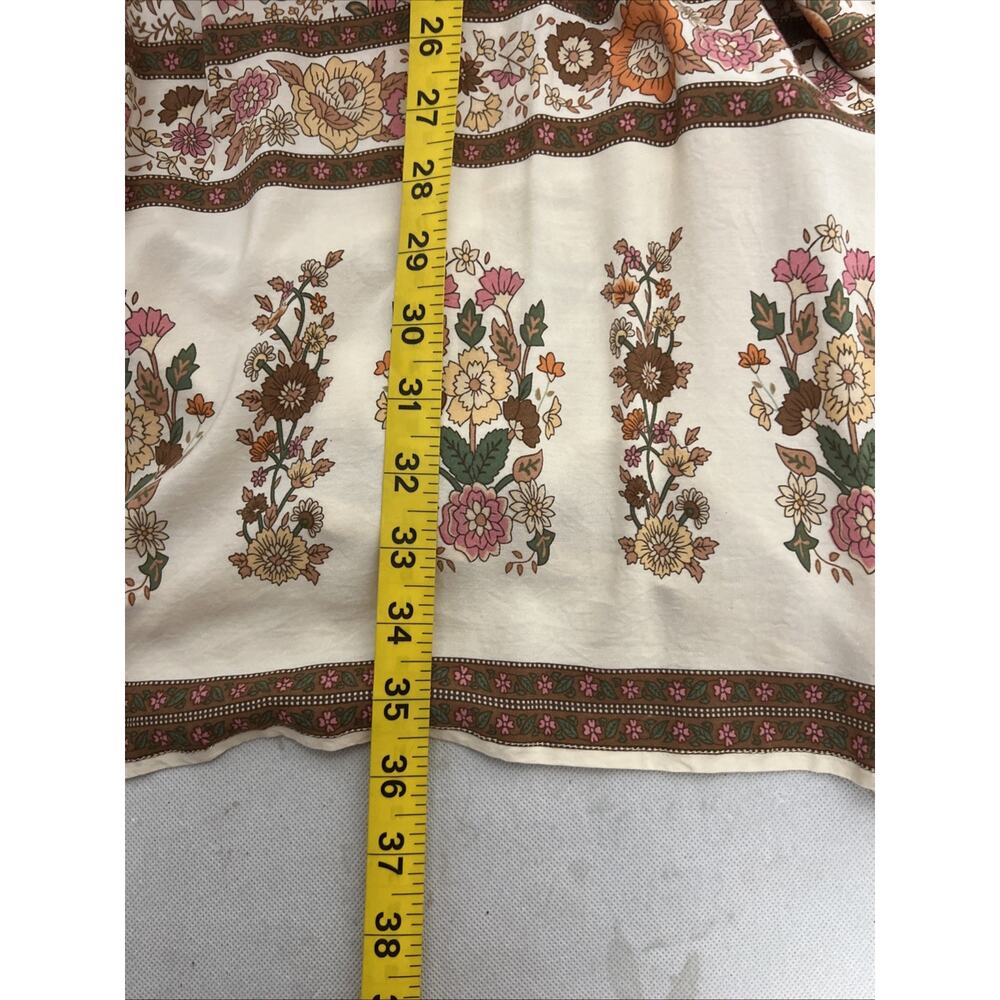 NATURAL LIFE Floral Sundress in Cream, Green & Rust - Picture 9 of 10